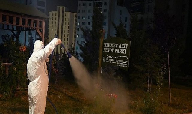 Keçiören’de Gece Gündüz Kesintisiz İlaçlama Çalışması