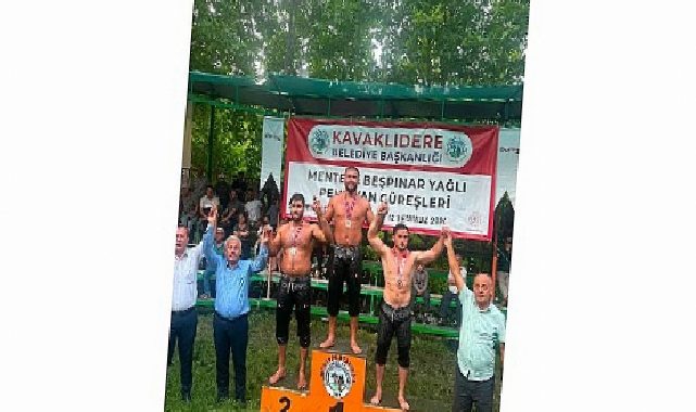 Kemer Belediye güreşçisinden birincilik başarısı