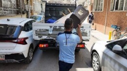Konak zabıtasından kaldırım işgallerine karşı sıkı kontrol