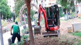Konak’ın parklarında bakım seferberliği