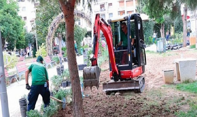 Konak’ın parklarında bakım seferberliği