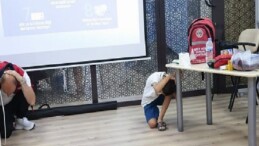 Konaklı çocuklara Afet Farkındalık Atölyesi
