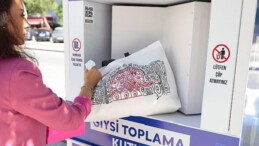Konaklıların eski giysileri çöpe değil geri dönüşüme gidiyor