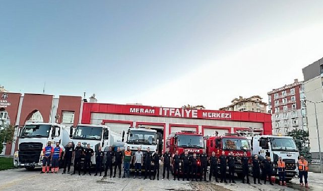 Konya Büyükşehir Alanya’daki Yangında Söndürme Çalışmalarına Takviye Oluyor