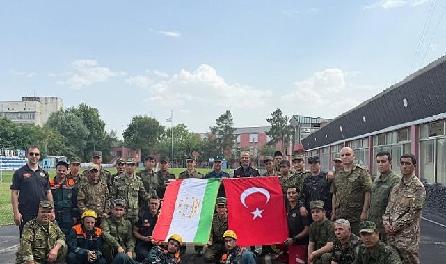 Konya Büyükşehir’den Tacikistan’da Yüksek Katlı Yapılara Müdahale Eğitimi