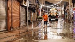 Köpüklü sularla temizlendi…