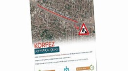 Körfez Cahit Zarifoğlu Caddesi trafiğe kapatılacak