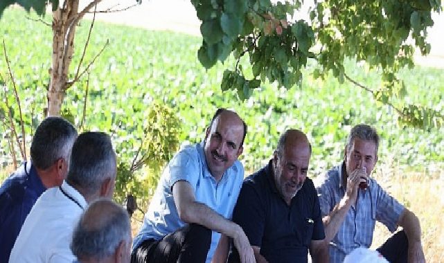 Lider Altay Altınekin’de Hasat Yaptı