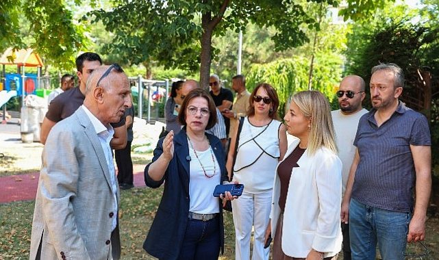 Lider Köymen, alandaki çalışmaları yerinde inceledi