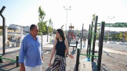 Lider Lâl Denizli, park ve bahçeler çalışmalarını yerinde inceledi