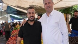 Lider Taşyasan’dan semt pazarına ziyaret