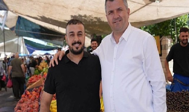 Lider Taşyasan’dan semt pazarına ziyaret