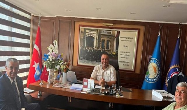Lider Topaloğlu’ndan Özdemir’e güzel olsun ziyareti
