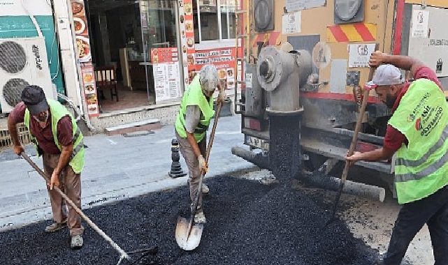 Lider Vekili Akın, Bağlar Caddesi’ndeki yenileme çalışmalarını yerinde inceledi