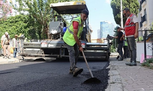 Maltepe’de Asfaltlama Çalışmaları Devam Ediyor