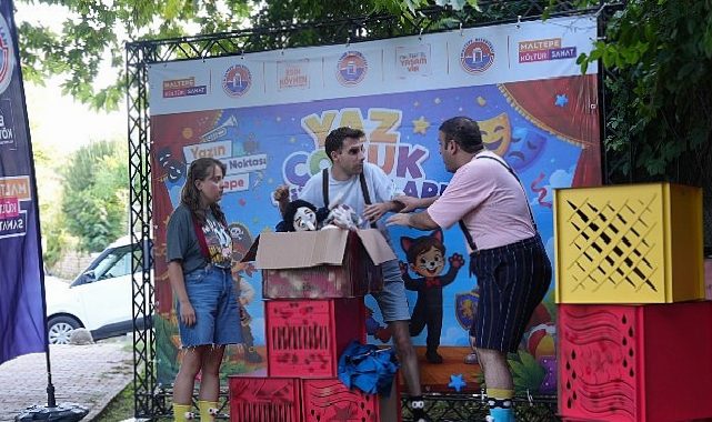 Maltepe’de yaz çocuk tiyatroları her mahallede