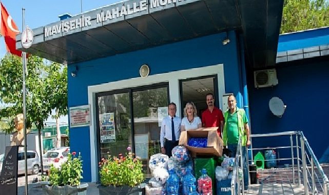 ‘Mavi Kapak’ kampanyasına muhtarlardan 550 kilogramlık dayanak