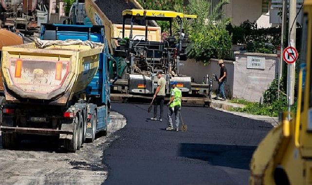 Narlıdere’de Yenilenmeyi Bekleyen Yollar Konfora Kavuşuyor