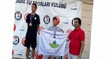 Osmangazi’nin Kulaçları Prens Adaları’nda Madalyaya Uzandı