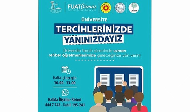 Seferihisar Belediyesi üniversite tercih sürecinde gençlerin yanında