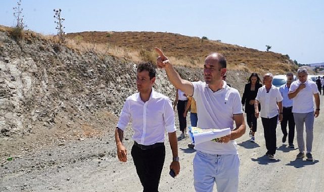 Seferihisar’ın ulaşımına nefes aldıracak “Çevre Yolu” için alanda ortak inceleme