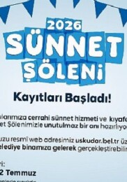 Üsküdar Belediyesi’nde 2026 Sünnet Şöleni İçin Kayıtlar Başladı