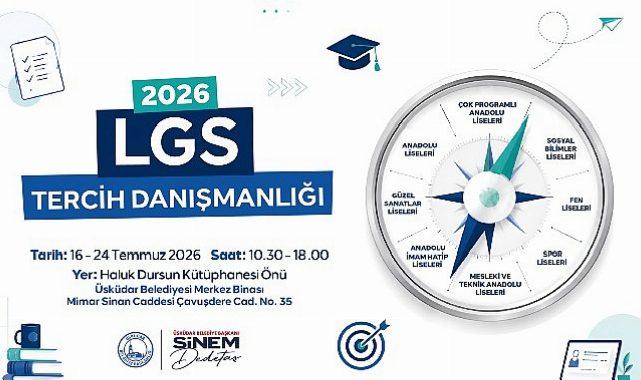 Üsküdar Belediyesi’nden LGS Tercih Periyodunda Fiyatsız Rehberlik Takviyesi
