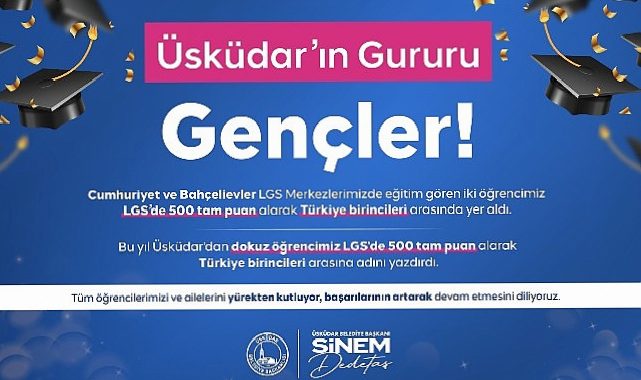 Üsküdar, LGS’de Muvaffakiyet Geleneğini Sürdürdü