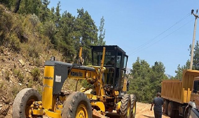 Yayla Kuzdere’de asfalt çalışması başladı