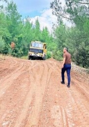Yayla yollarında bakım çalışmaları