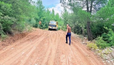 Yayla yollarında bakım çalışmaları