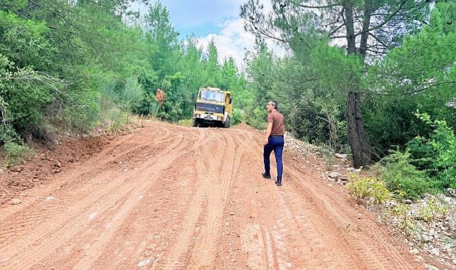 Yayla yollarında bakım çalışmaları