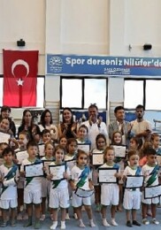 Yaz Spor Okulları’nda birinci periyot tamamlandı