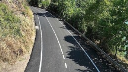 Yuvacık Barajı yolu yenilendi