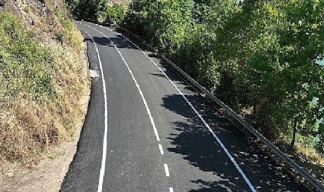Yuvacık Barajı yolu yenilendi
