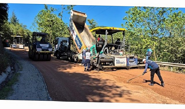Yuvacık’ta altyapısı tamamlanan yollar yenileniyor