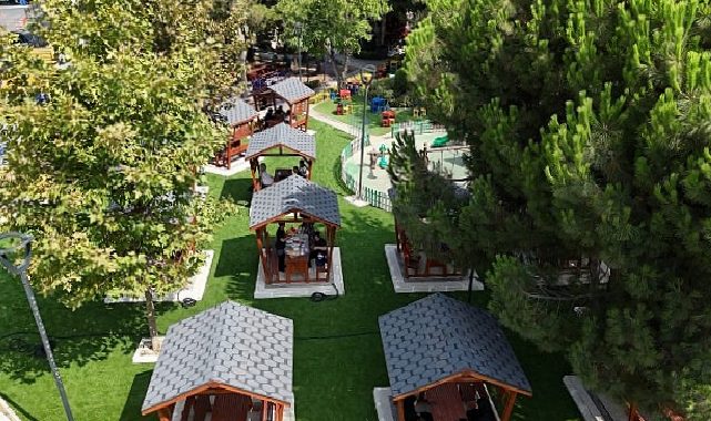 Bağcılar Belediyesi binasının bahçesi toplumsal alan olarak bedellendiriliyor