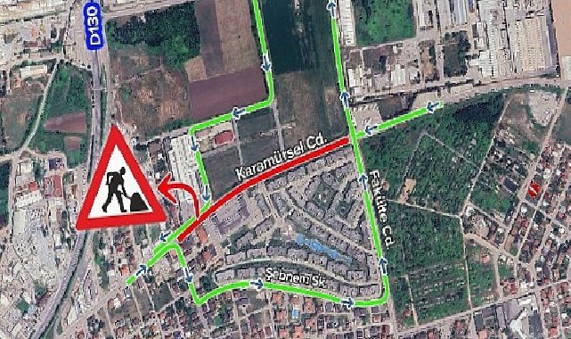 Başiskele Karamürsel Caddesi araç trafiğine kapatılıyor