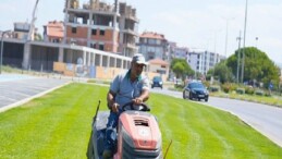 Burhaniye’de Park ve Yeşil Alanlarda Kapsamlı Bakım Çalışmaları Sürüyor