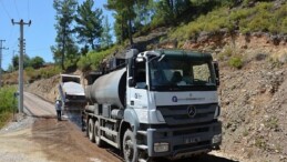 Büyükşehir Belediyesi’nden Alanya’da asfalt seferberliği