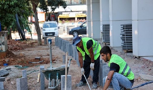 Büyükşehir Belediyesi’nin yenileme çalışmaları sürüyor