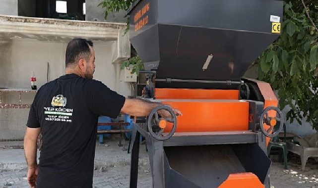 Büyükşehir’den Korkutelili üreticiye yem ezme makinesi dayanağı