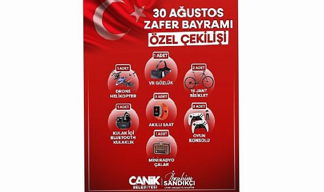 Canik Belediyesi’nden Armağan Yağmuru
