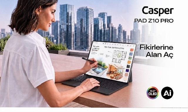 Casper PAD Z10 Pro: Tablet Kadar Taşınabilir, Laptop Kadar Üretken