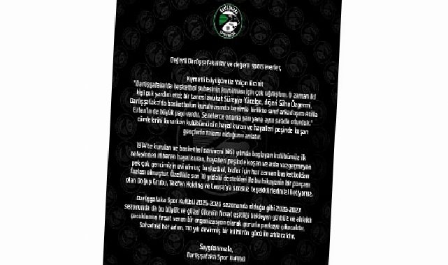 Darüşşafaka’dan manalı teşekkür: Tıpkı hayal, tıpkı uğraş