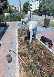 Didim Belediyesi Kendi Üretimiyle Kenti Güzelleştiriyor