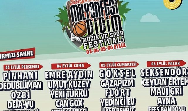 Didim’de MilyonFest heyecanı başlıyor