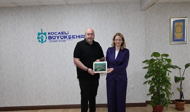 Gürcistan Kutaisi heyetinden Büyükşehir’e ziyaret