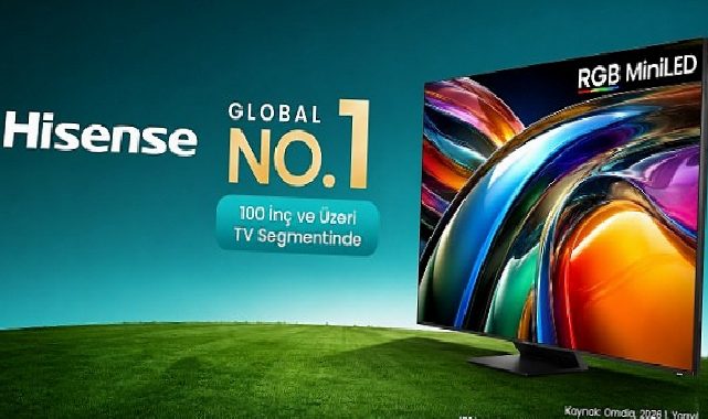 Hisense, 100 İnç ve Üzeri TV Sevkiyatlarında Dünya Lideri Oldu