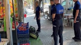 İnegöl Belediyesi Zabıta Takımlarından Kaldırım İşgali Ve Etraf Kirliliği Kontrolü